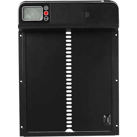 - Automatic Chicken Coop Door - Aluminum Door - Anti-Pinch LED Timer - For Chickens and Ducks - Silver - 32.8x24.3cm (1/5)