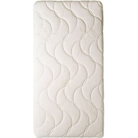 Easy Dort - Materassino culla 50 x 100 cm - Culla, navicella o culla - Fodera in bambù estate e inverno double face Molto confortevole Oeko tex® bianco
