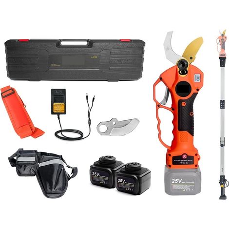 Sécateurs électriques Sécateur électrique sans fil 25 V 40 mm, cisaillement efficace, taille des branches de fruits, bonsaï, 12 heures de travail. Ciseaux électriques professionnels ( Size : Shears po (1/5)