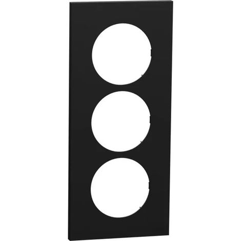 Placca interruttore Schneider Electric odace 57 mm tripla moderna