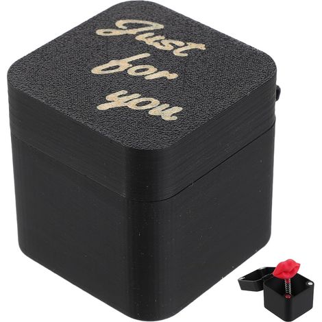 Coffret Farce Saint-Valentin Rouge Lèvres Farce à Ressort Amusant pour Présents Drôles Décoration Fête et Boîte à Blagues Originale pour Anniversaire et Noël (1/5)