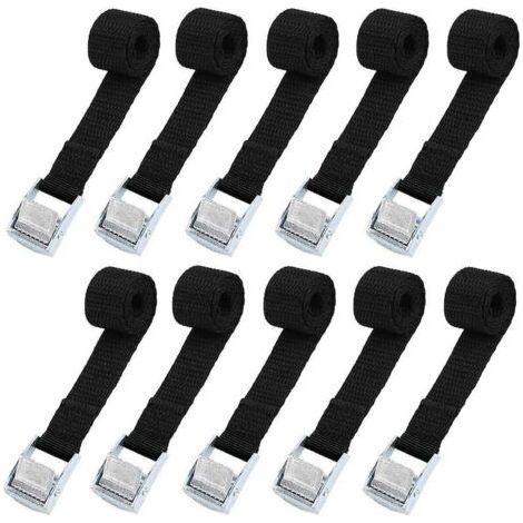 FENOPLASTICASangle d'arrimage 10 pièces, sangles de cargaison, attache à boucle à came pour kayak d'arrimage (1/5)