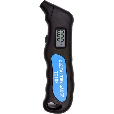 Manomano Digital Tire Pressure Gauge - Backlit LCD - 0 To 100 PSI - Portable With Pressure Relief Valve - For Cars Motorcycles Bicycles - 1 Unit (1/5)