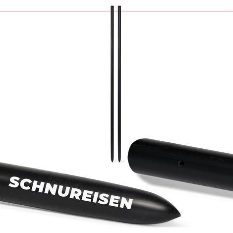 2x Novatool Bodenanker 2x Schnureisen Ø16 x 800mm