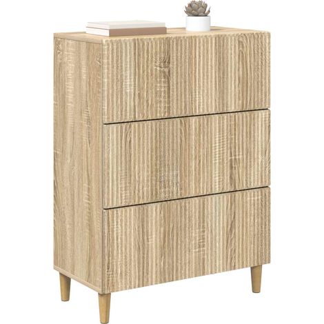 Maison Exclusive - Mobile con Cassetti Rovere Sonoma 66 x 34,5 x 90 cm