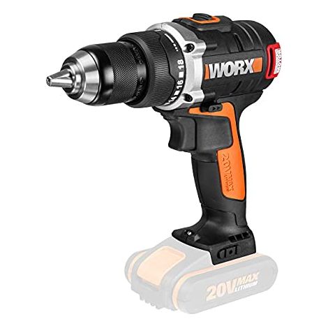 WORX WX175 Trapano Avvitatore Brushless (Solo Corpo Macchina), 20V MAX, Power Share 20 V (1/4)