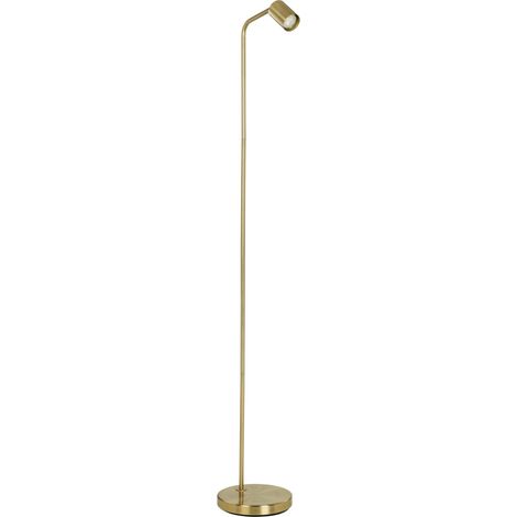 Piantana Industrial Minimal Rigomagno Acciaio Ottone 1 Luce Gu10 Ip20 (1/2)