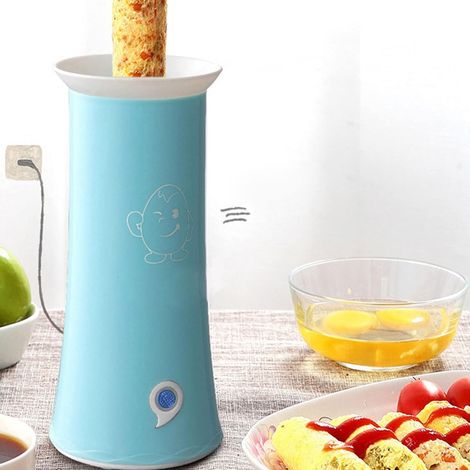 Machine à rouleaux d'œufs électrique avec revêtement anti-adhésif et accessoires pour repas rapides à la maison (1/4)