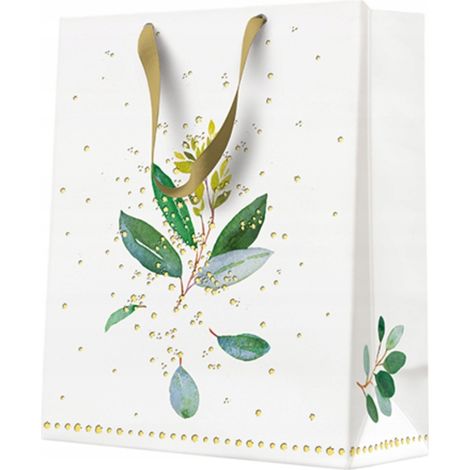 Sac cadeau de communion/baptême en eucalyptus 20 x 25 x 10 cm