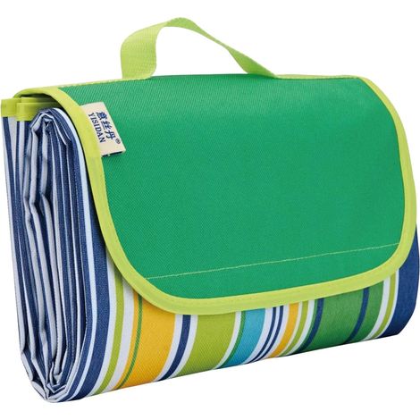 Couverture De Pique-Nique - Imperméable - Oxford 600D - 145 x 80 cm - Pour Plage Camping Parc Extérieur - 1 Pièce