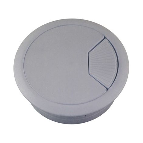 TAPPO PASSACAVI GRIGIO BL 1PZ - 60X22 MM