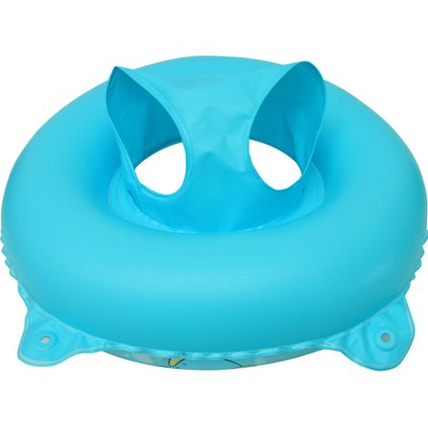 Aufblasbarer Babyschwimmring mit Schwimmsitz und Griffen (1/5)
