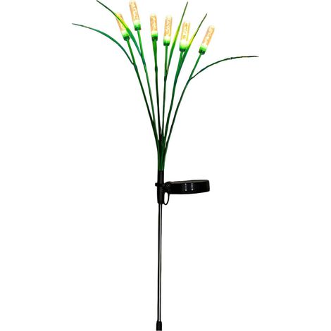 Lampe piquet extérieur 69cm énergie solaire ornement chat à (1/4)