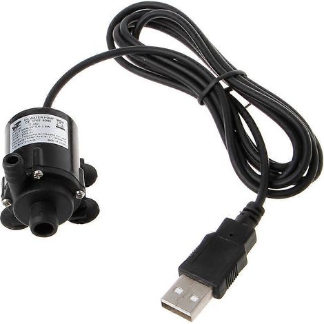 Pompe de circulation pour chauffe-eau solaire USB, moteur sans balais, pompe submersible pour aquarium (1/5)