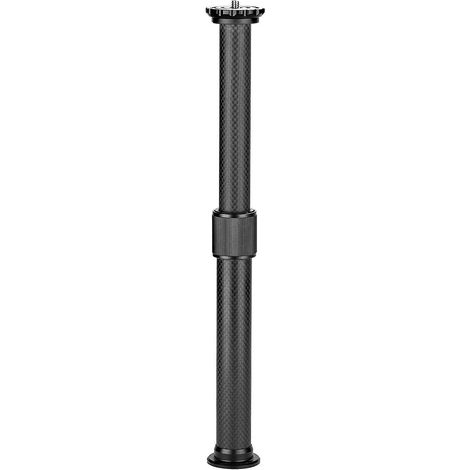 Universelle Verlängerungsstange aus Kohlefaser, 2-teilig ausziehbar, maximale Höhe 32 cm/12,6 Zoll, mit 1
