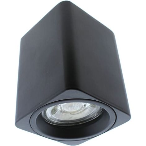 Flin Strahler 1xGU10 schwarz (1/5)