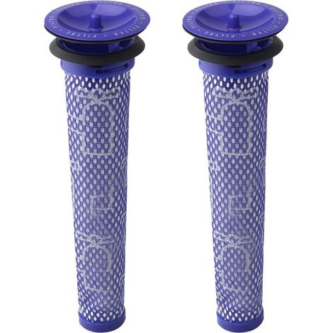 Lot de 2 préfiltres de rechange pour aspirateurs Dyson DC58, DC59, V6, V7 et V8. Pièce de rechange 965661-01. 3 filtres. (1/5)
