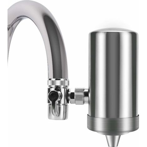 Filtre à Eau en Acier Inoxydable 304 ,Filtre à Eau sain Prime Eau système de Filtration d'eau, Filtre à Robinet pour Cartouches filtrantes (1/5)