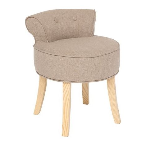 Sgabello firmin in pino beige 58x49x46cm - Atmosphera créateur d'intérieur (1/5)