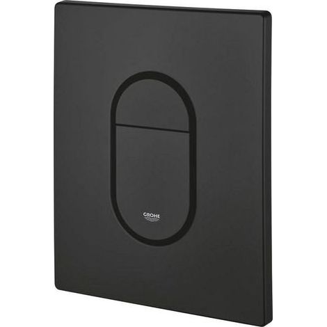 Vakuum-Grohe – Plaque de déclenchement WC phantom black – Finition métal ABS – Chasse d’eau double commande – Compatible mécanisme pneumatique AV1 – 38844KF0 (1/4)