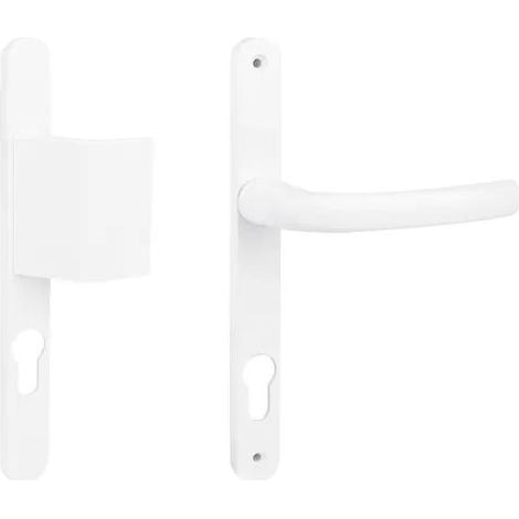 Sofi Juego de Herrajes de Aluminio Blanco Minimalista para Placas
