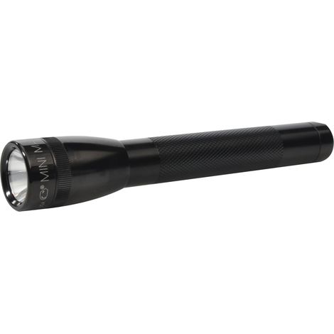 Maglite M2A016 Mini Mag AA Incandescent Torch - Black, Compact Handheld Flashlight in Blister Pack (1/2)