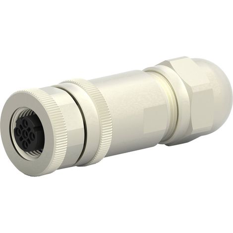TE Connectivity T4110511041-000 Sensor-/Aktor-Steckverbinder, unkonfektioniert M12 Buchse, gerade P (1/4)