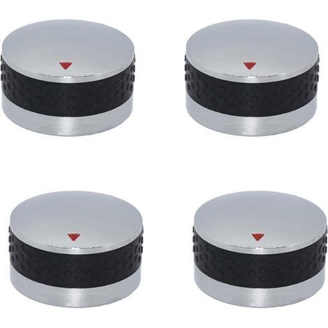 Lot de 4 boutons de commande universels pour barbecue à gaz, 50 mm, pour cuisinière/four/grill 50 mm (1/4)