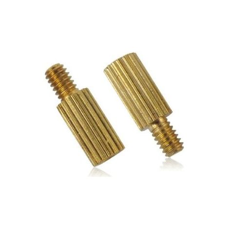 Buchse 10 mm M2 Messing Z W (10 Stück)