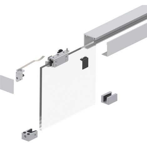 HELM GT-L 50 Garnitur Edelstahl Eff.,Schiene 2500 mm Wand (1/3)
