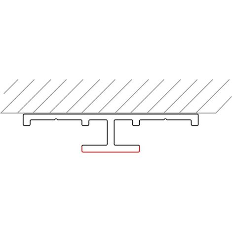 Roth Zubehör Vipanel Verbindungsprofil 2550mm weiß, 1135010257