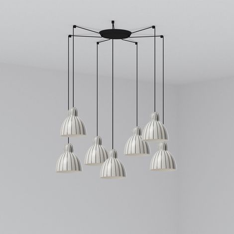 Faro Venice Lámpara colgante 7 rayas ligeras