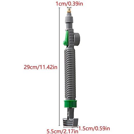 Pistolet à eau haute pression pour voiture, pistolet à eau en métal, jet pour nettoyeur de jardin, lance à eau (1/5)