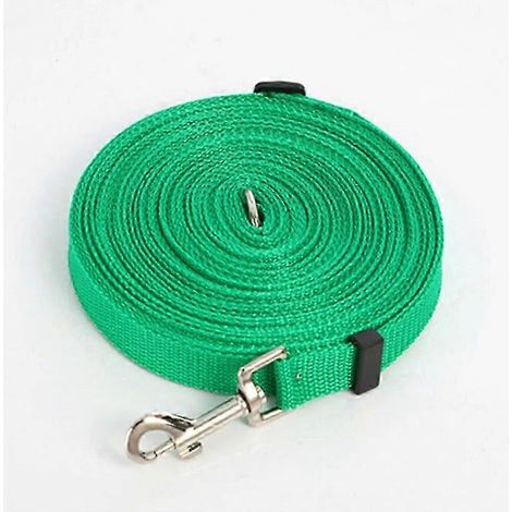 Laisse pour animaux de compagnie, style corde longue, 10-50 m, laisse d'entraînement extérieure verte 20 m (1/5)