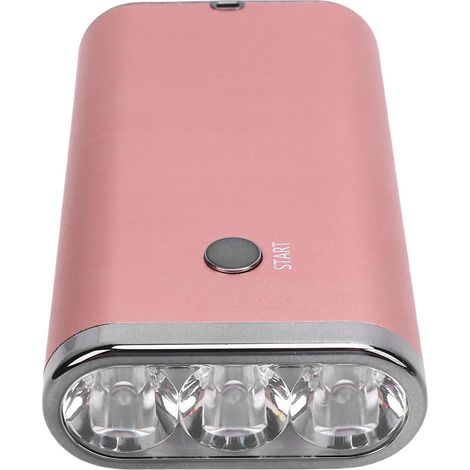 Lampe D'extension Homonée -395 Nm Lampe à Serrage Rapide pour les Perruques D'adhésif D'union, Ajustement de la Minuterie pour L'utilisation du Start Hall (or rose) (1/5)