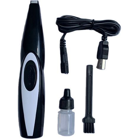 Elektrischer Tierhaarschneider, kleiner kabelloser Haarschneider, aufladbar über USB (1/5)