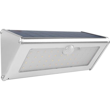 ZUMOLIR Projecteur LED Lumière LED Solaire Extérieur Étanche En Aluminium RIR Capteur De Mouvement Lampe De Chemin À Énergie Solaire For Éclaira De Sécurité Murale De Clôture De Jardin Ambiance parfai (1/5)