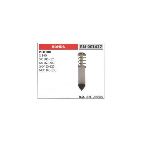 Spillo carburatore HONDA G100 GX100-120 motopompa 16011.ZE0.005