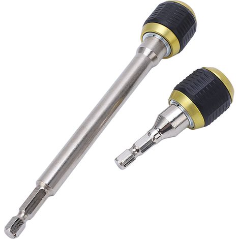 Lot de 2 pinces à embouts hexagonaux à changement rapide, connecteurs hexagonaux en acier au carbone à ouverture rapide (60 mm x 150 mm) (1/5)