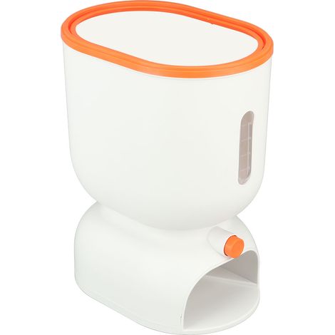 Seau à riz à pression en ABS et PP, étanche, avec graduation visuelle, pour riz et céréales, capacité 6,5 kg. (1/5)
