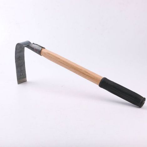 Binette forgée, herminette, houe d’arrachage, hoyau, pioche, outil pour creuser, 37cm (1/5)