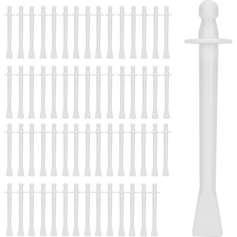 Bâtonnets de cire jetables pour l'épilation du nez, spatules pour cire pour les lèvres et les sourcils (1/5)