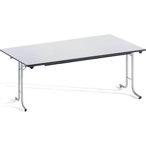 FRANKEL kaiserkraft, Table pliante à chants arrondis, piétement (1/5)
