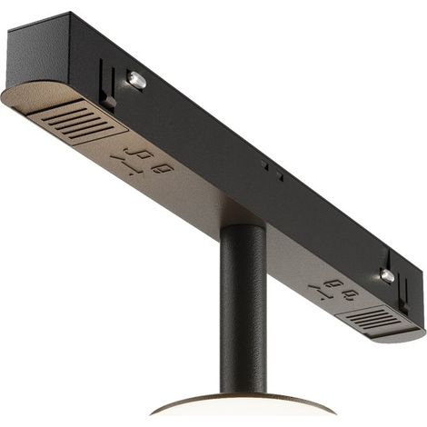 Faretto binario 1F nero sfera vetro LED 5W 4000K Maytoni LUNA (1/2)