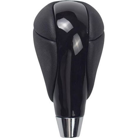 Manopola del cambio in pelle nera lucida per Lexus GS350 - GS450h - GS460 - LS460 - LS600h - RX350 - RX450h - ES350 - IS250 2008 2009 2010 2011 (Pelle nera lucida) (1/5)