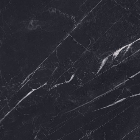 Grès Cérame Effet Marbre Marquina Noir Brillant 60X60 - EMBK845 (Ceramishop.fr)