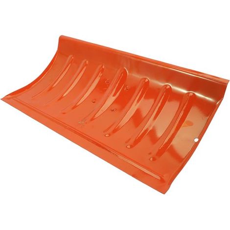 Raschietti per ghiaccio - Pala da neve in acciaio al manganese, pratico strumento per la rimozione della neve, raschietto per ghiaccio, facile rimozione della neve, colore arancione (1/5)