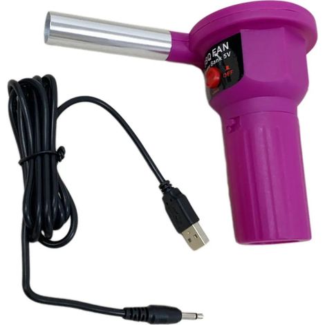 Souffleur d'air pour barbecue, accessoires pour poêle Violet (1/5)