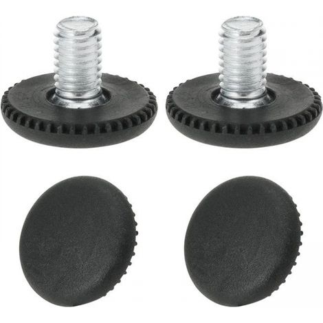 Pieds de nivellement réglables pour meubles, M8 x 10 x 25 mm, supports de sol pour pieds de table et de chaise, lot de 4 (1/5)