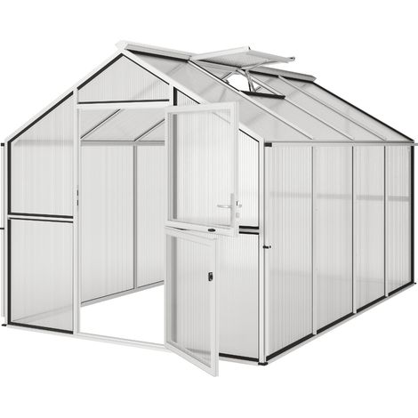 KGT Gewächshaus "Novum IV", pressblank, 11,1 m², 10 mm HKP